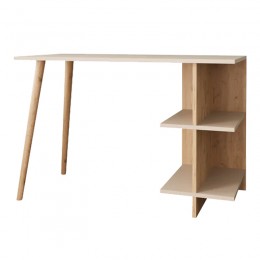 Γραφείο εργασίας Volet pakoworld σε oak- sandstone απόχρωση 114x56x76εκ 197-000275