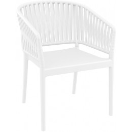 PORTOFINO WHITE ΠΟΛΥΘΡΟΝΑ PP 58X58X80cm 20.0870