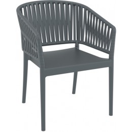 PORTOFINO GREY ΠΟΛΥΘΡΟΝΑ PP 58X58X80cm 20.0871