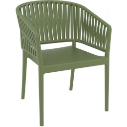 PORTOFINO OLIVE GREEN ΠΟΛΥΘΡΟΝΑ PP 58X58X80cm 20.0874