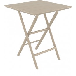 HELEN TAUPE ΤΡΑΠΕΖΙ ΠΤΥΣ/ΝΟ PP 60Χ60X74CM 20.0894