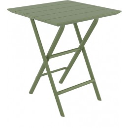 HELEN OLIVE GREEN ΤΡΑΠΕΖΙ ΠΤΥΣ/ΝΟ PP 60Χ60X74CM 20.0895