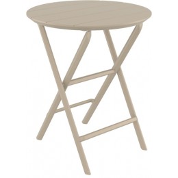 HELEN TAUPE ΤΡΑΠΕΖΙ ΠΤΥΣ/ΝΟ PP D60X74CM 20.0901