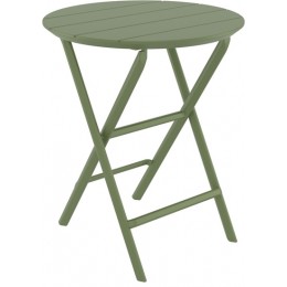 HELEN OLIVE GREEN ΤΡΑΠΕΖΙ ΠΤΥΣ/ΝΟ PP D60X74CM 20.0902