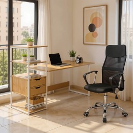 Φοιτητικό πακέτο επίπλων γραφείου Joeza pakoworld σετ 2τεμ