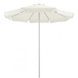 Ομπρέλα επαγγελματική Mongo pakoworld μονοκόμματος ιστός μέταλλο Φ2.3m εκρού