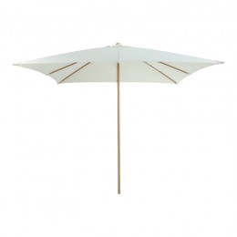 Ομπρέλα επαγγελματική Solis pakoworld μέταλλο - αλουμίνιο μονοκόμματος ιστός σε φυσική απόχρωση-κρεμ απόχρωση 250x250x235εκ