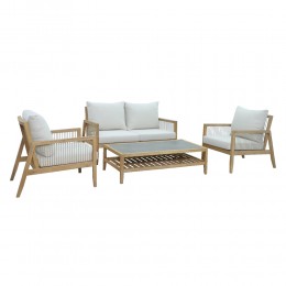JAPONISM ΣΑΛΟΝΙ SET 1+2+1 BEIGE 22-0094