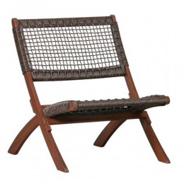 MESH ΚΑΡΕΚΛΑ ΠΤΥΣ/ΜΕΝΟ-Η ΚΑΦΕ ANTIQUE ΚΑΡΥΔΙ 78x60x72.5 22-0179