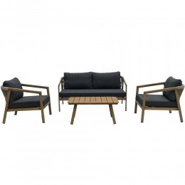 MADERA ΣΑΛΟΝΙ SET 1+2+1 ΦΥΣΙΚΟ ΓΚΡΙ 22-0291
