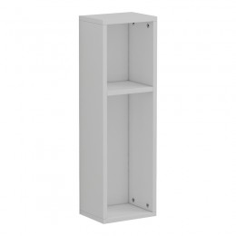 Ραφιέρα-κομοδίνο τοίχου Racks pakoworld σε λευκή απόχρωση 20x15x65εκ