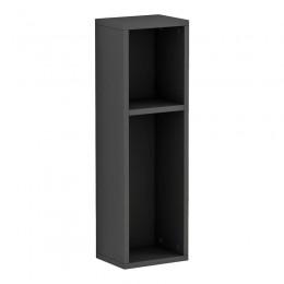 Ραφιέρα-κομοδίνο τοίχου Racks pakoworld σε ανθρακί απόχρωση 20x15x65εκ