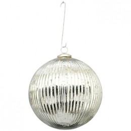 ΜΠΑΛΑ ΑΣΗΜΕΝΙΑ ΓΥΑΛΙΝΗ/ΜΕΤΑΛΛΙΚΗ Φ25CM 239369