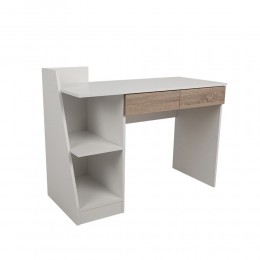 TRIGOT 2 ΓΡΑΦΕΙΟ ΒΙΒΛΙΟΘΗΚΗ SONOMA ΛΕΥΚΟ 110x50xH85cm 24-0552