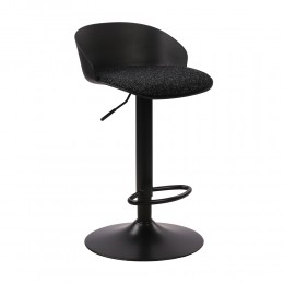 DALI ΣΚΑΜΠΟ BAR ΜΑΥΡΟ 41.5x41.5x75.5cm