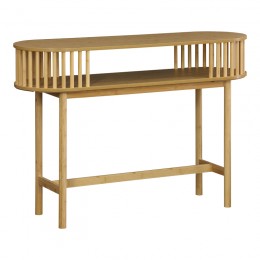 Κονσόλα Nodial pakoworld MDF/Bamboo σε φυσική απόχρωση 120x39x85εκ 260-000027