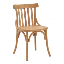 Καρέκλα Flisbie pakoworld φυσικό ξύλο οξιάς 46x48x86εκ 263-000033