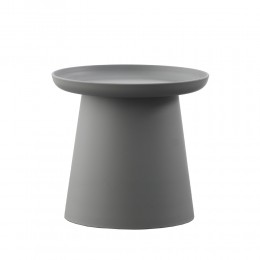 TECH COFFEE TABLE ΓΚΡΙ 50x50xH46,5cm 27-0186