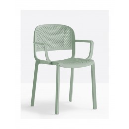 Dome 266 πολυθρόνα pp GREEN 58x53xH81(65/46)cm