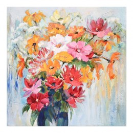 Πίνακας σε καμβά Spino I Inart 80x3x80εκ 296-000034