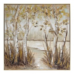 Πίνακας σε καμβά Leambre I Inart 102x4.5x102εκ 296-000039