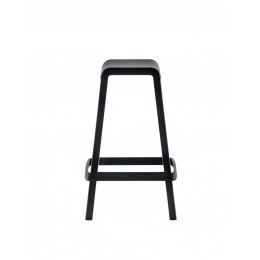 Dome 267 σκαμπό bar black PP 43x41,5xH65(21)cm