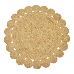 Χαλί Voni Inart φυσικό γιούτα Φ150x1εκ