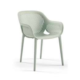 Atra πολυθρόνα pp NLE GREEN 53x54x82.5(67/45)cm