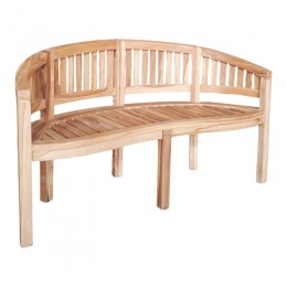 Παγκάκι τριθέσιο Coren pakoworld φυσικό teak ξύλο 150x61x87εκ 335-000007