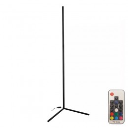 Φωτιστικό δαπέδου Nanek pakoworld led μέταλλο μαύρο 30x30x120εκ