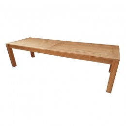 Τραπέζι Pablo pakoworld teak ξύλο σε φυσική απόχρωση 300x100x76εκ 343-000017