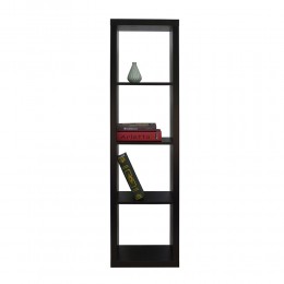Kivos Βιβλιοθήκη 41,6x29,5xH147,5cm/Μαύρο 24-0557