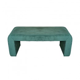 Σκαμπό Gagga Inart βελούδο σε πράσινη απόχρωση 110x40x45εκ