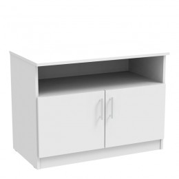 Κομοδίνο Galdow pakoworld σε λευκή απόχρωση 80x45x60εκ 361-000036