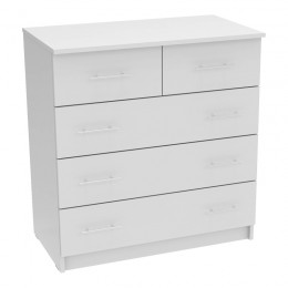 Συρταριέρα Kumode pakoworld σε λευκή απόχρωση 80x45x85εκ 361-000040
