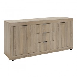 Μπουφές Doha pakoworld σε sonoma απόχρωση 180x45x80.5εκ 361-000070