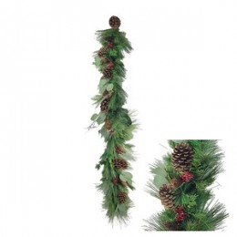 Γιρλαντα Με  Κουκουναρια 160Εκ