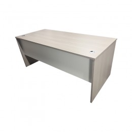 Γραφείο εργασίας Armadi pakoworld σε sonoma-λευκή απόχρωση 140x70x75εκ 367-000006