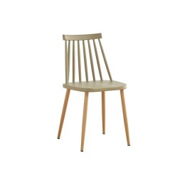 Lavida Καρέκλα Μεταλλική 42x42x80cm Φυσικό/PP Tortora ΕΜ139,91 / 1 TEMAXIO