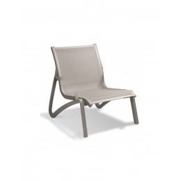 Sunset lounge καρέκλα PP PLATINUM GREY 74x83xH89(38)cm