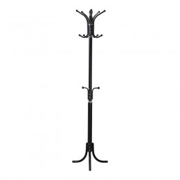 Καλόγερος Mendora pakoworld μέταλλο σε μαύρη απόχρωση 40x40x180εκ