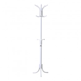 Καλόγερος Mendora pakoworld μέταλλο σε λευκή απόχρωση 40x40x180εκ