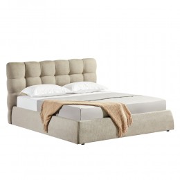 CHOCOLAT ΚΡΕΒΑΤΙ (ΓΙΑ ΣΤΡΩΜΑ 160x200cm) BEIGE 223x185x108cm