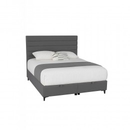 UTOPIA ΚΡΕΒΑΤΙ ΜΕ ΑΠΟΘΗΚ. ΧΩΡΟ ΚΑΙ ΣΤΡΩΜΑ ΓΚΡΙ 34-900 207x160x115