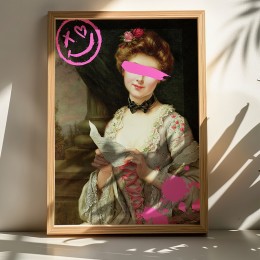 Πίνακας Elenda pakoworld με ψηφιακή εκτύπωση και πλαίσιο 33x1.5x48εκ