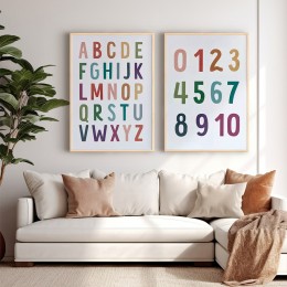 Πίνακας Yuema pakoworld δίπτυχος με ψηφιακή εκτύπωση και πλαίσιο 33x1.5x48εκ