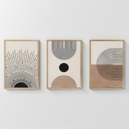 Πίνακας Lagon pakoworld τρίπτυχος με ψηφιακή εκτύπωση και πλαίσιο 33x1.5x48εκ