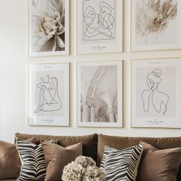 Πίνακας Greda pakoworld εξάπτυχος με ψηφιακή εκτύπωση και πλαίσιο 33x1.5x48εκ