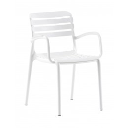 Notte πολυθρόνα pp WHITE ΣΤΟΙΒΑΖΟΜΕΝΗ 56x56x82(47)cm 