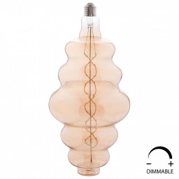 ΛΑΜΠΤΗΡΑΣ LED FILAMENT 8W E27 3000K GOLD COLOR DIMMABLE  HM4056.02